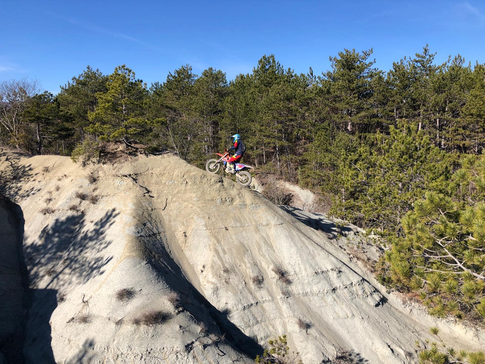 Motocross Enduro in Aktion